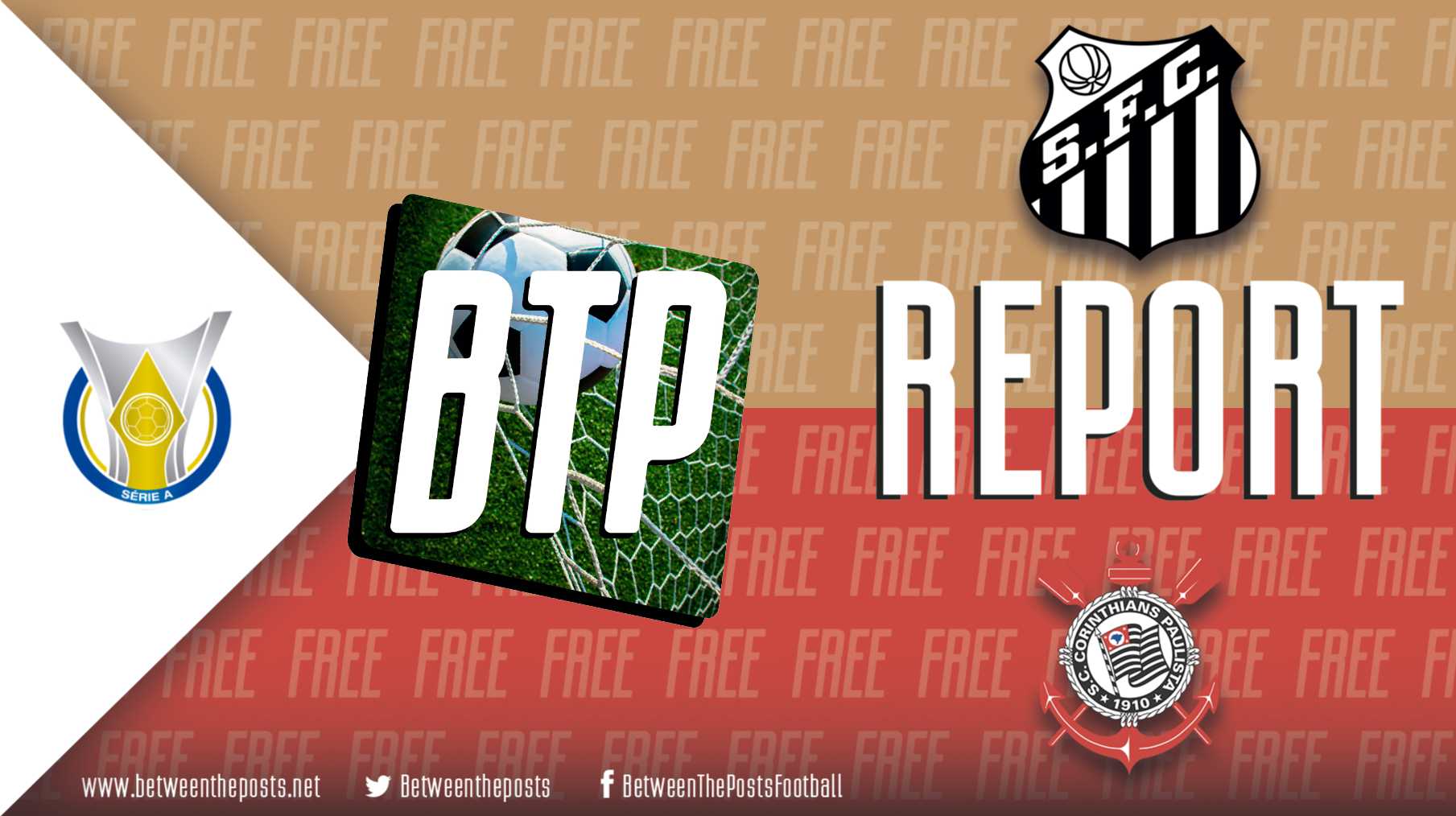 Santos Corinthians 1-1 Brasileirao