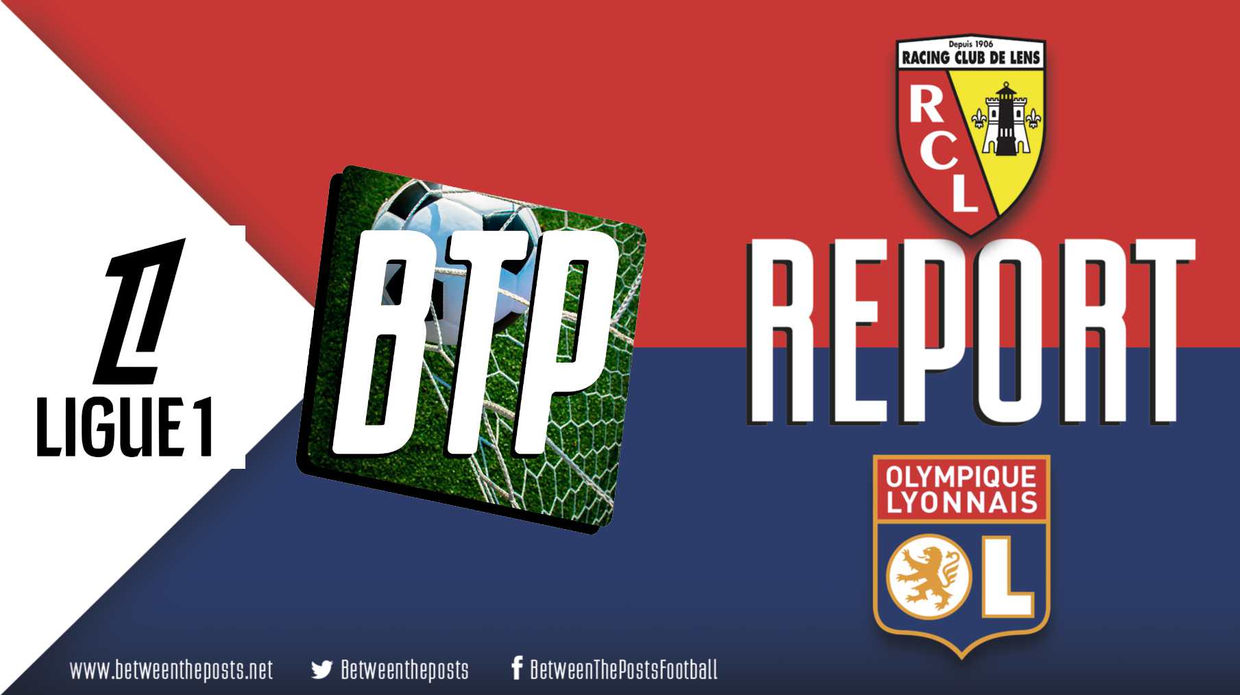 RC Lens Olympique Lyonnais 2-1 Ligue 1