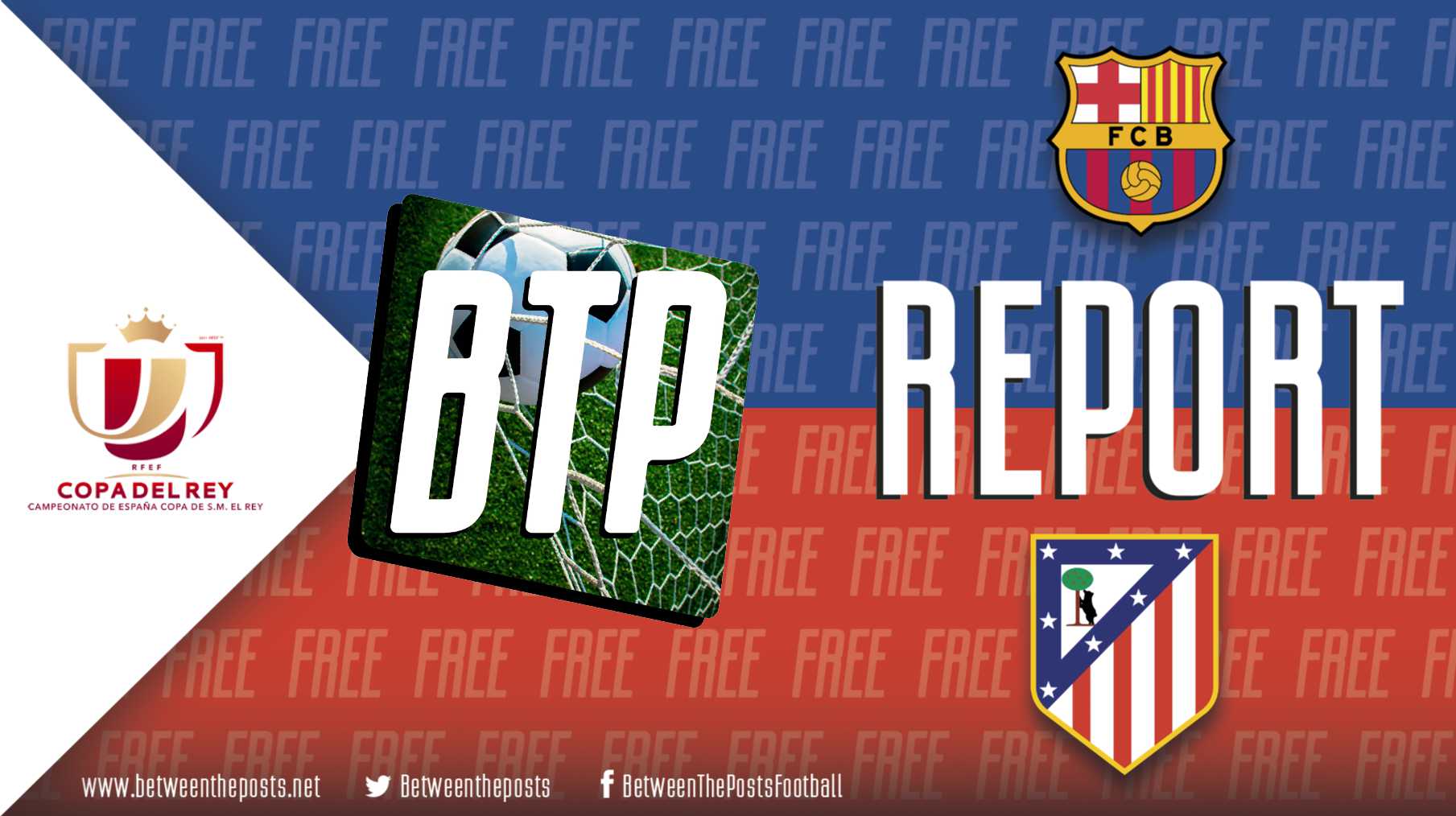 Barcelona Atlético Madrid 3-0 Copa del Rey
